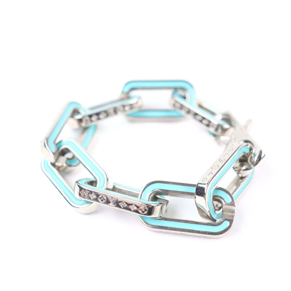 LOUIS VUITTON Blue Monogram Charm Bracelet - Picture 2 of 6